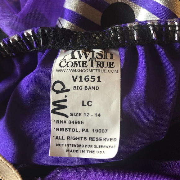 Dance Costume with Hat ~ Girls Size 12-14 - Picture 9 of 11